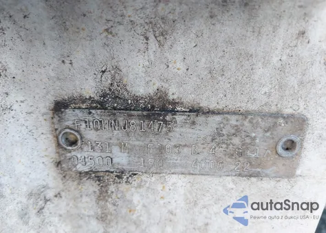 1971 Ford F100 из США, поврежденный, VIN F10HNJ81475